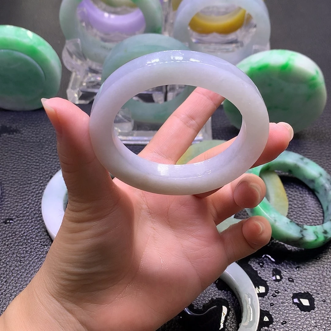 嗯***a定制翡翠未镶嵌正圈