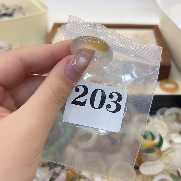 玛瑙/玉髓合金戒指203港18