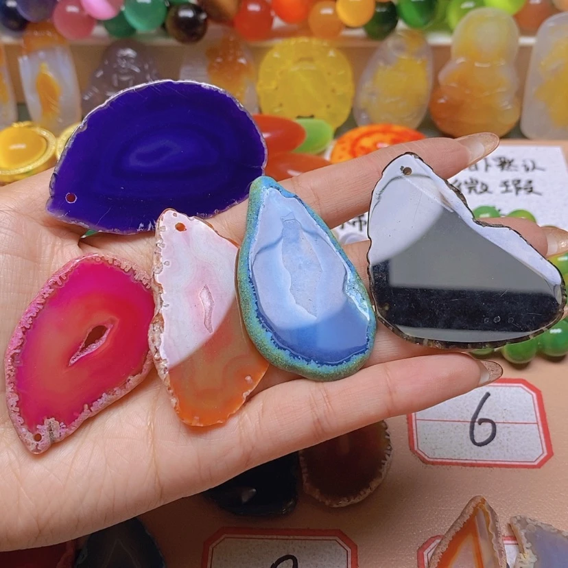 【闪购商品】玛瑙/玉髓颈饰未镶嵌蔡*