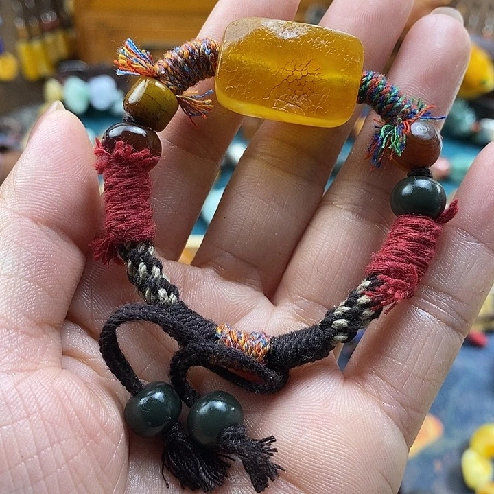 蜜蜡未镶嵌手链手链