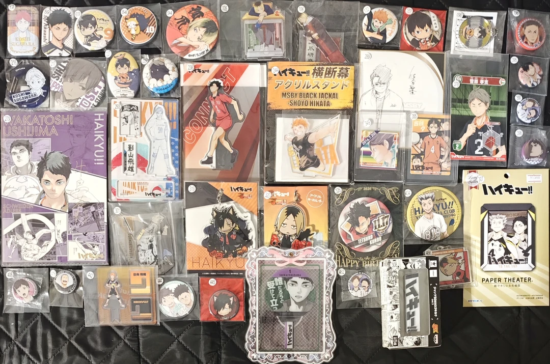 （余80发）排球少年500发超绝中古池！（牛岛塑料片车位版）