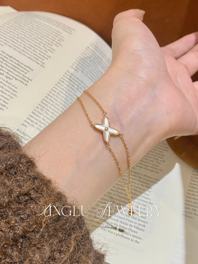 925银手链 认准星璐•【老钱双层手链】小众简约轻奢双层百搭手链