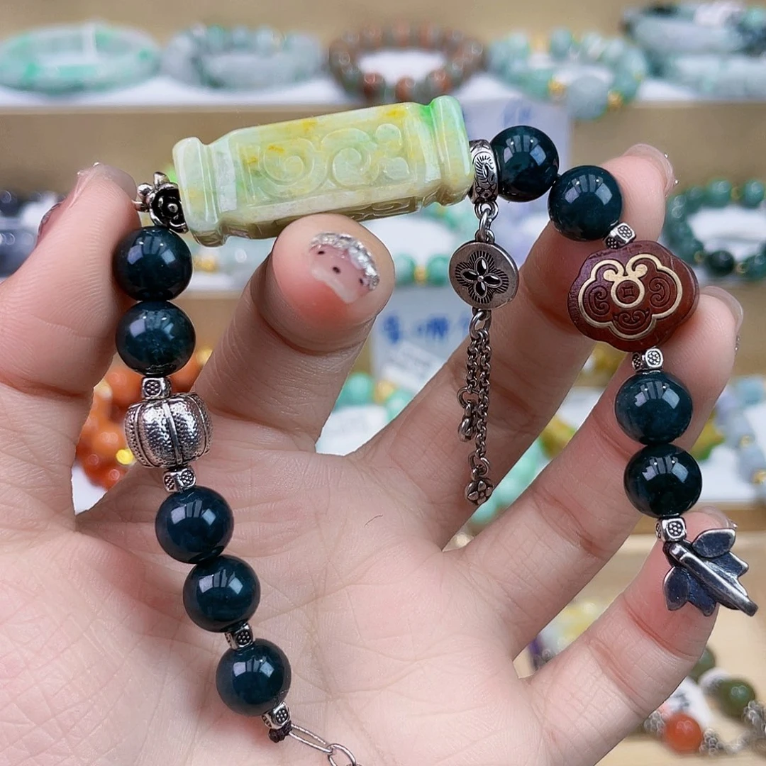 翡翠未镶嵌手链手链