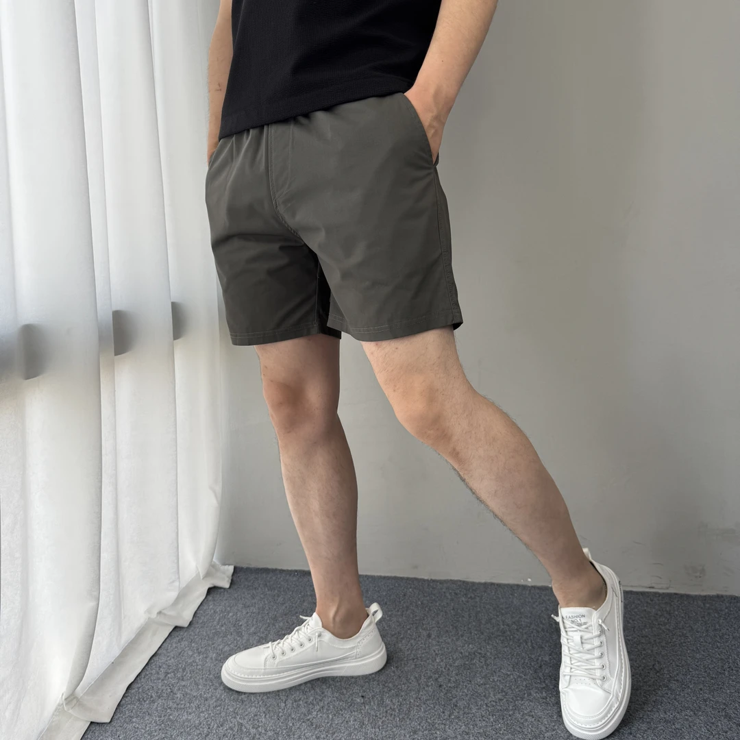 常规款青年直筒裤四分裤纯棉休闲短裤百搭简约4分裤运动裤舒服潮