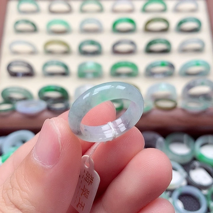 翡翠戒指未镶嵌15号