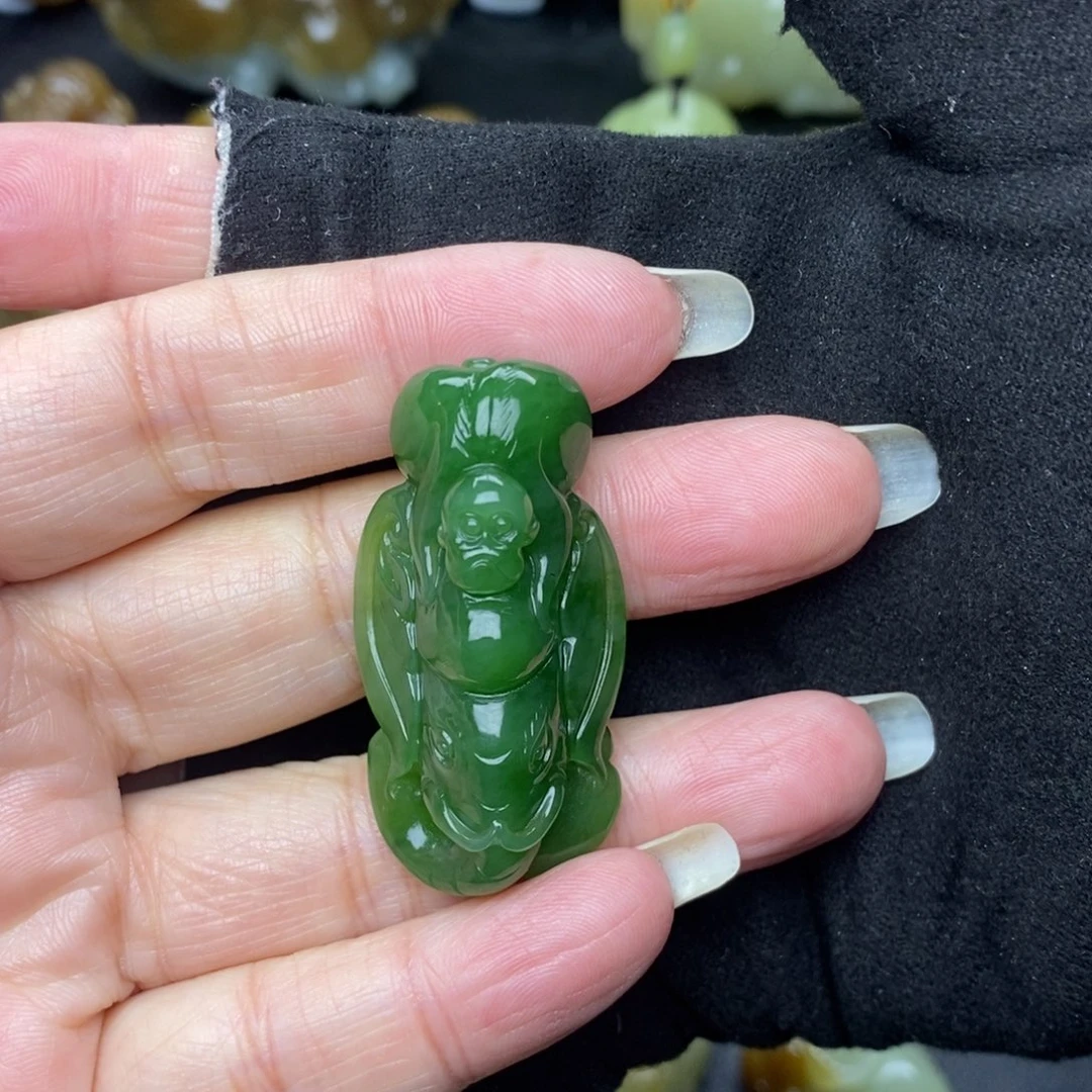 和田玉（碧玉）未镶嵌挂件