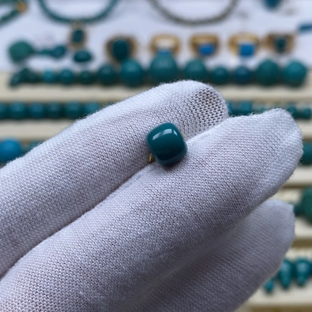 绿松石未镶嵌珠宝奇石老型7.1mm