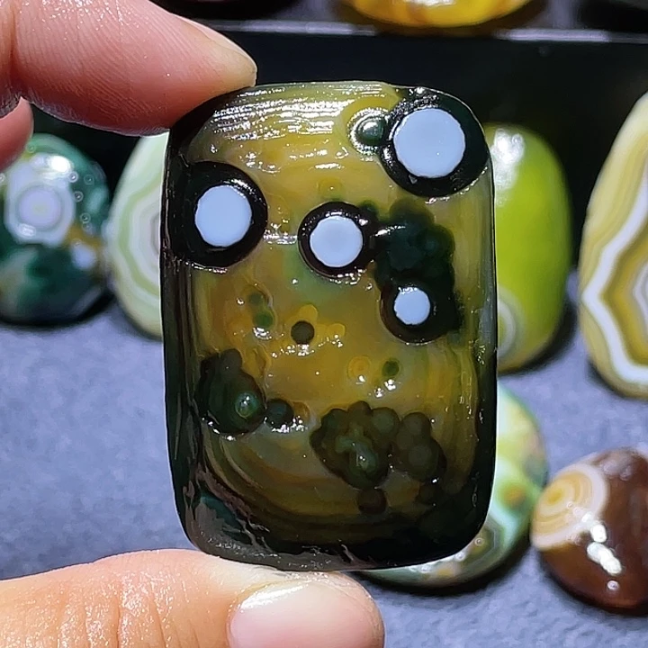 玛瑙/玉髓合金吊坠(不含链)