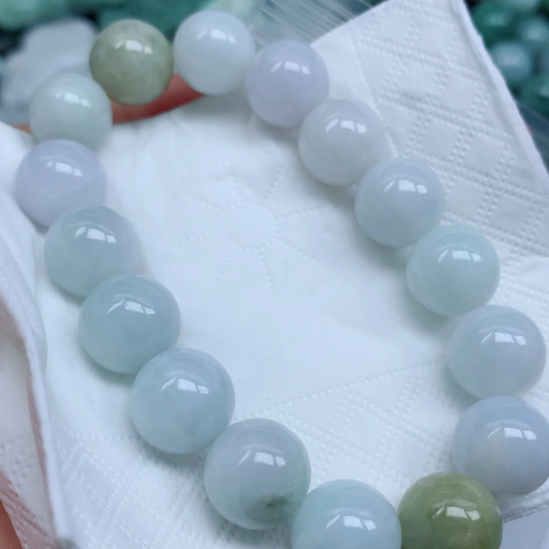 翡翠未镶嵌吊坠(不含链)手串