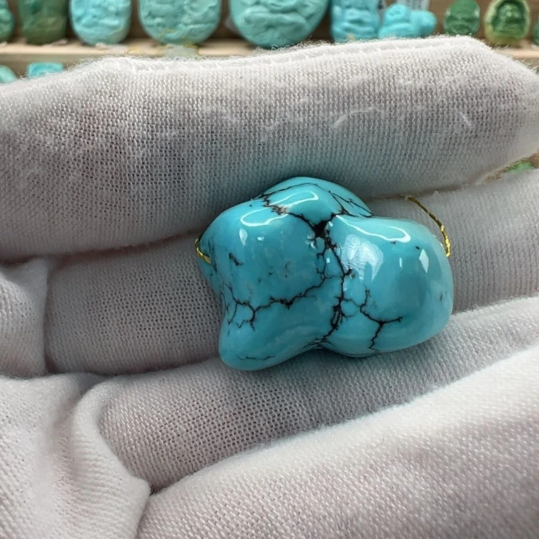 未镶嵌绿松石随形 19.4mm