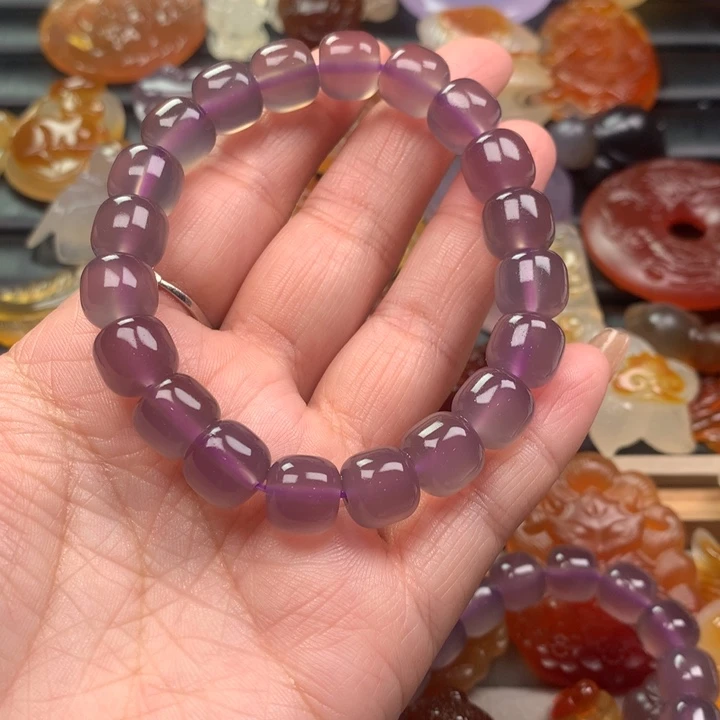 玛瑙/玉髓手链未镶嵌凢*