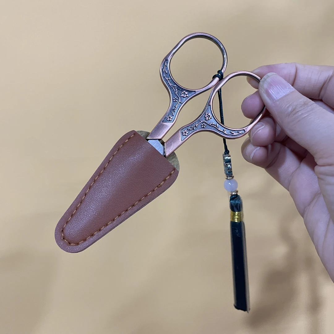 创意茶叶袋包小剪刀复古中式茶艺配件