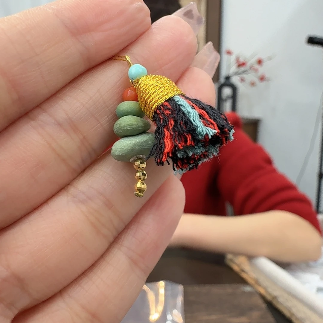 绿松石18K金镶嵌珠宝奇石