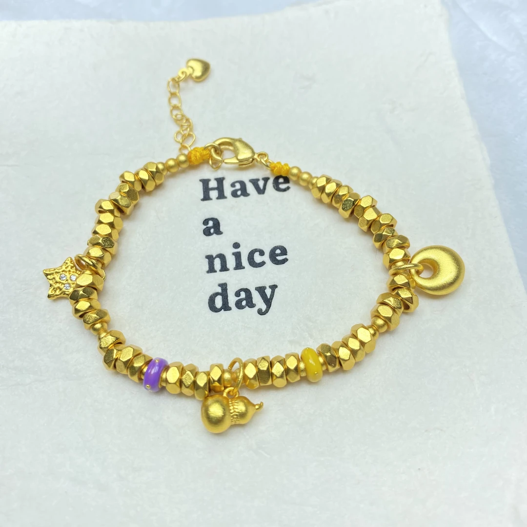 手链 F黄色葫芦包包盘缠手链多样性发货47112