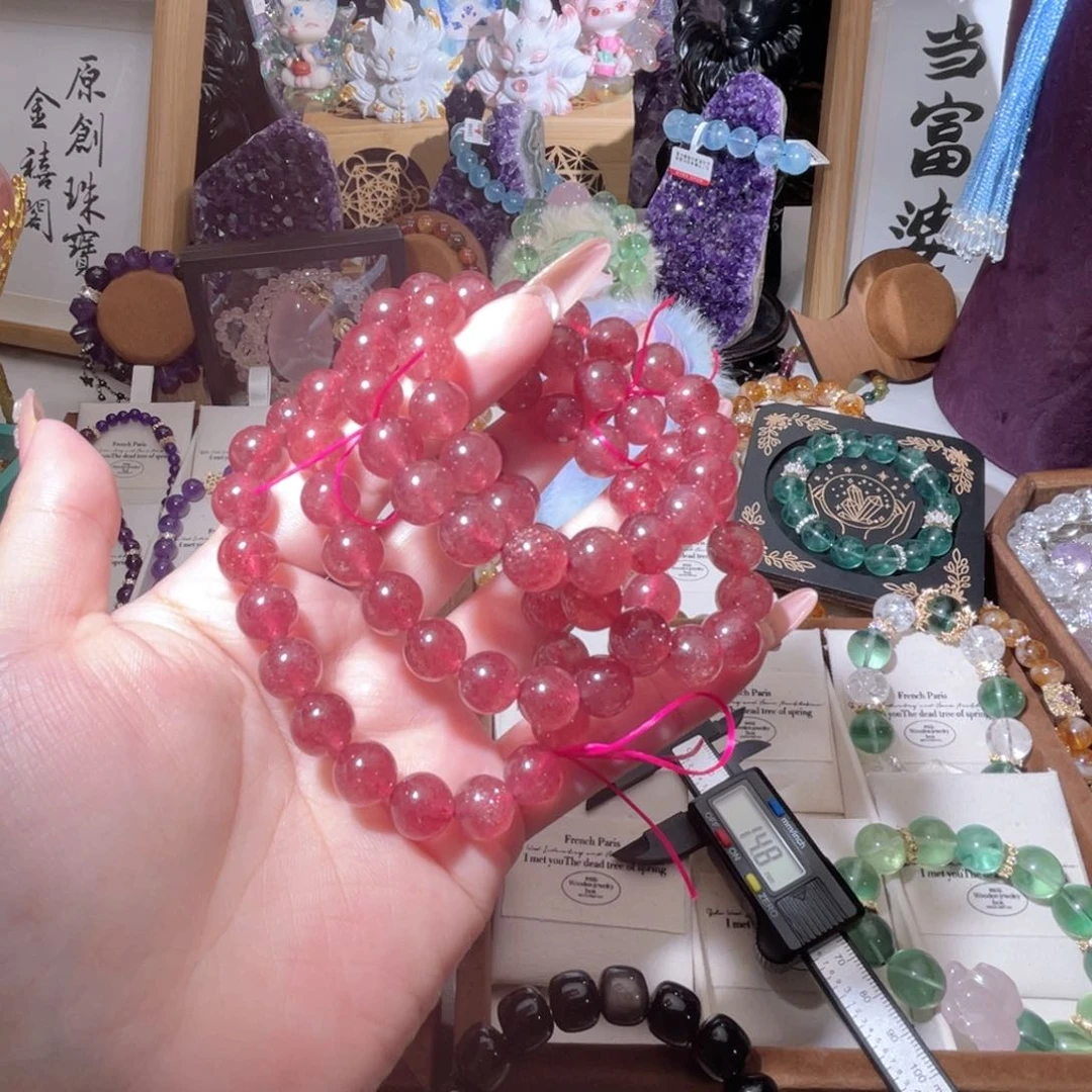 水晶手链银S925镶嵌水晶