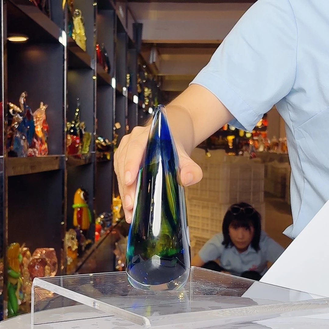 琉璃手工艺品琉璃花的颜色也是非常好看