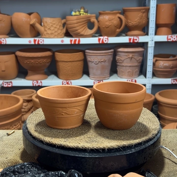 12×7.5/12×8.5 两个高温红陶