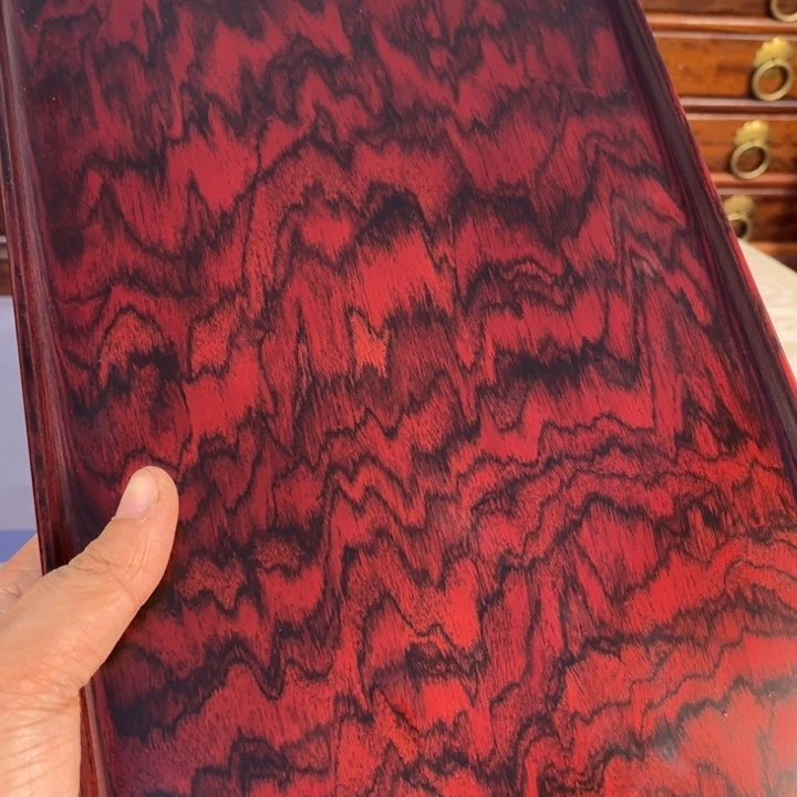 木红酸枝独板托盘