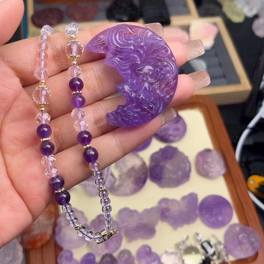 水晶珠宝半成品未镶嵌知****水78