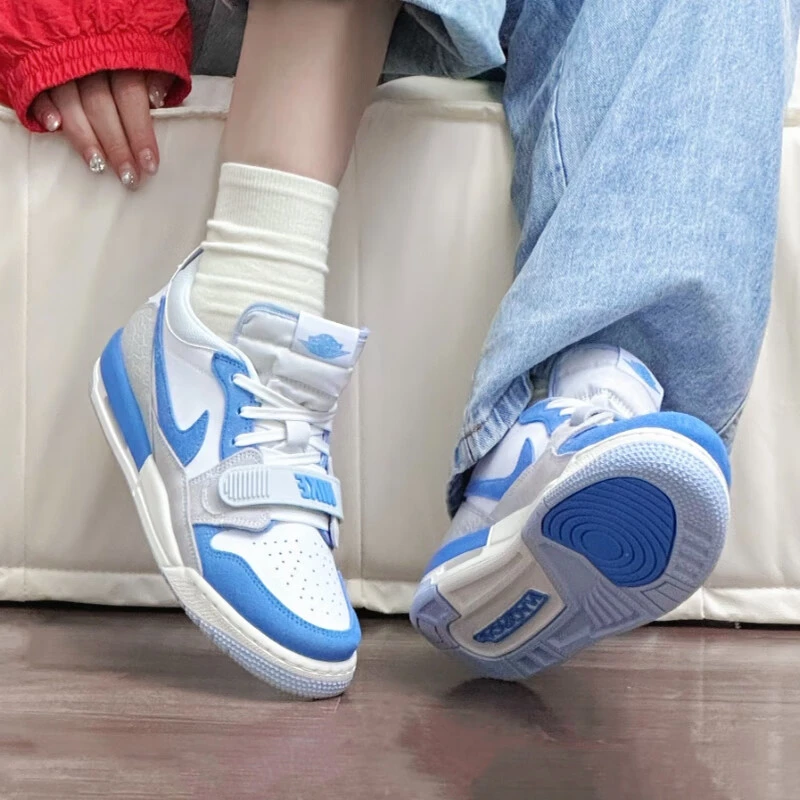 耐克NIKE女鞋JORDAN LEGACY 312篮球鞋AJ312运动鞋白蓝CD9054-141