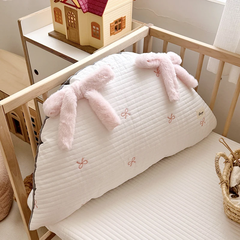 床头大靠背榻榻米软包床头靠垫蝴蝶结少女心床头抱枕可拆洗大抱枕