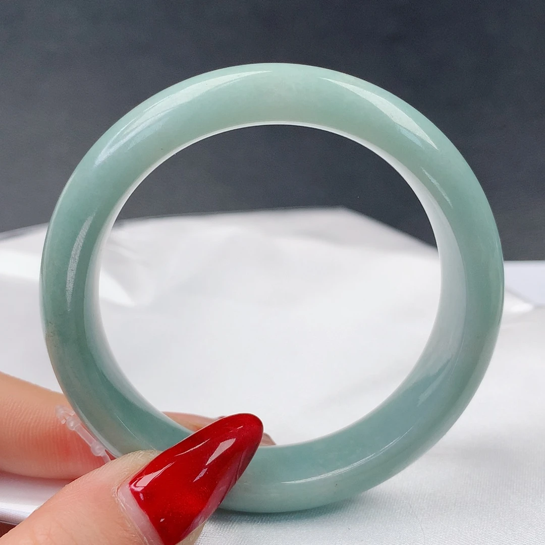 翡翠手镯未镶嵌24正54