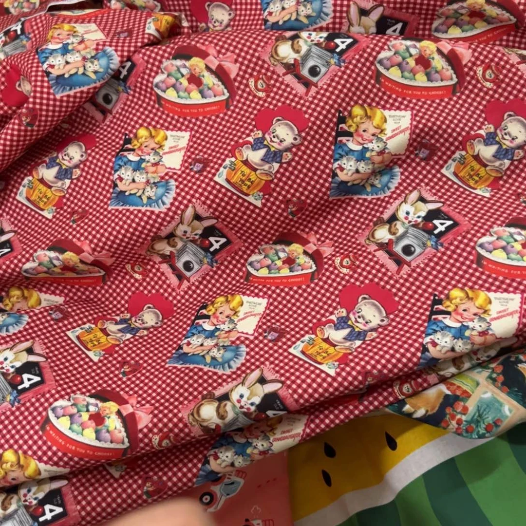 棉福袋一米价纯棉平布1.1宽果子f