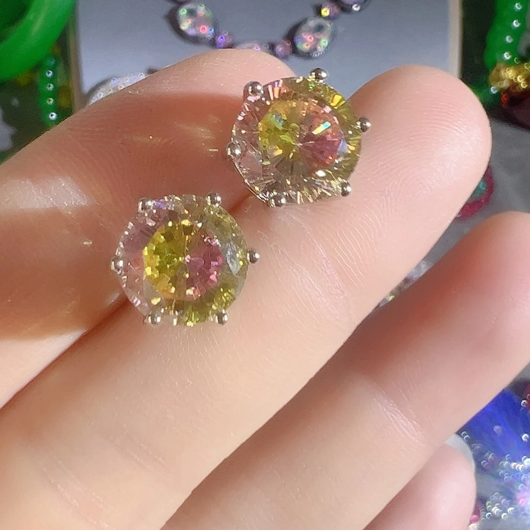 花岗石钨合金红色蓝色大吊坠