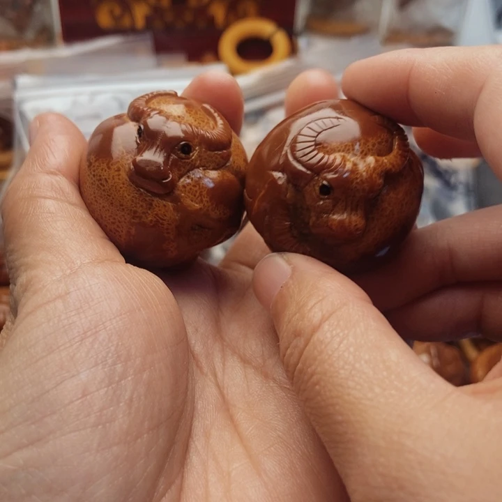 手串/手链橄榄核牛一对