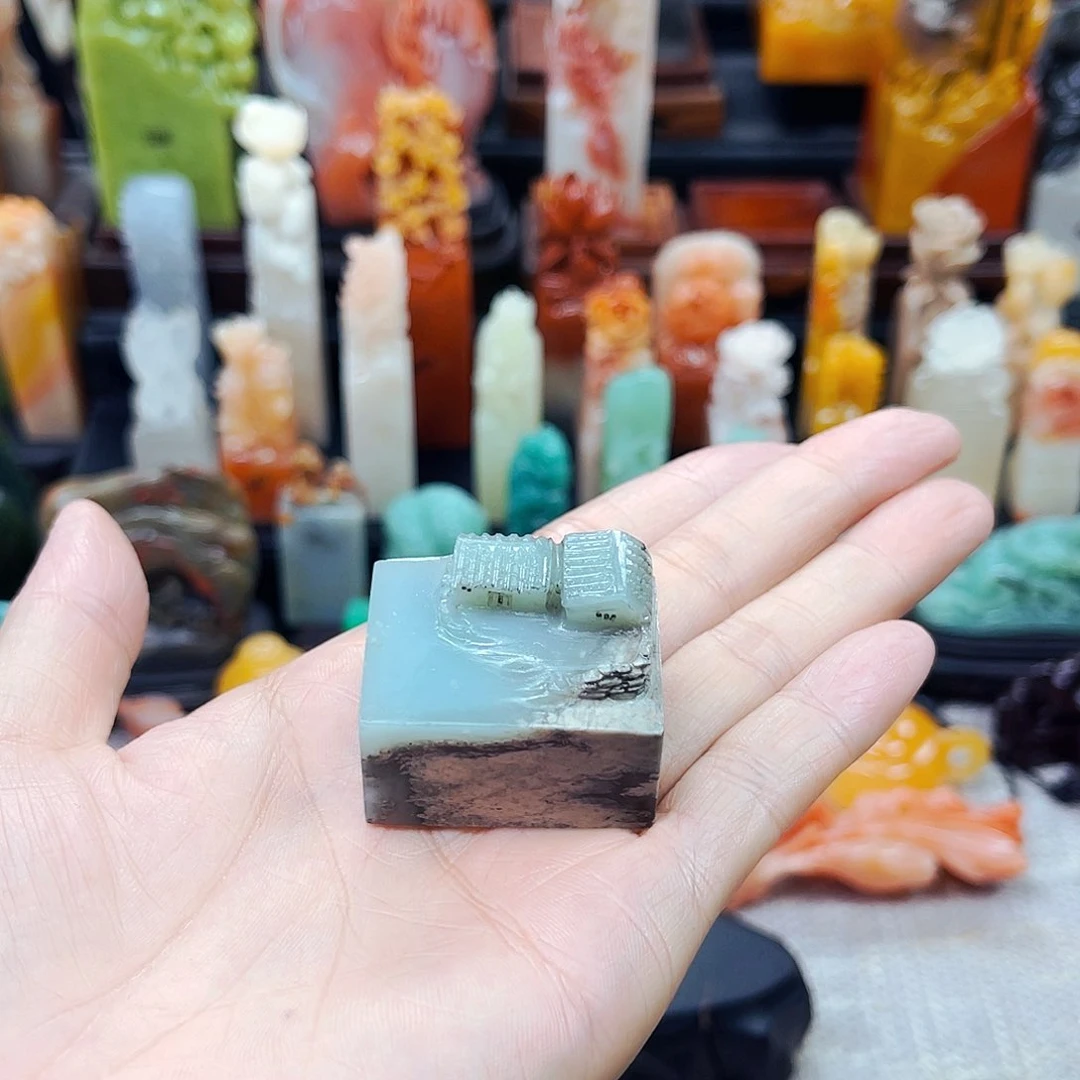 寿山石印石灵*1111包邮包刻