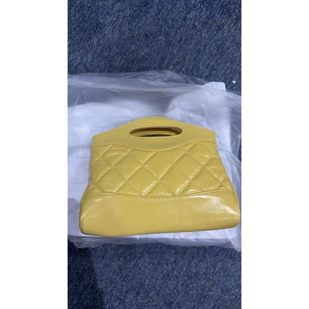 【点点福利】88025黄色【清货有瑕】新款时尚轻奢百搭气质女包