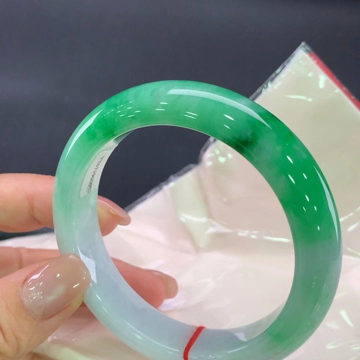 未镶嵌手镯翡翠正圈56