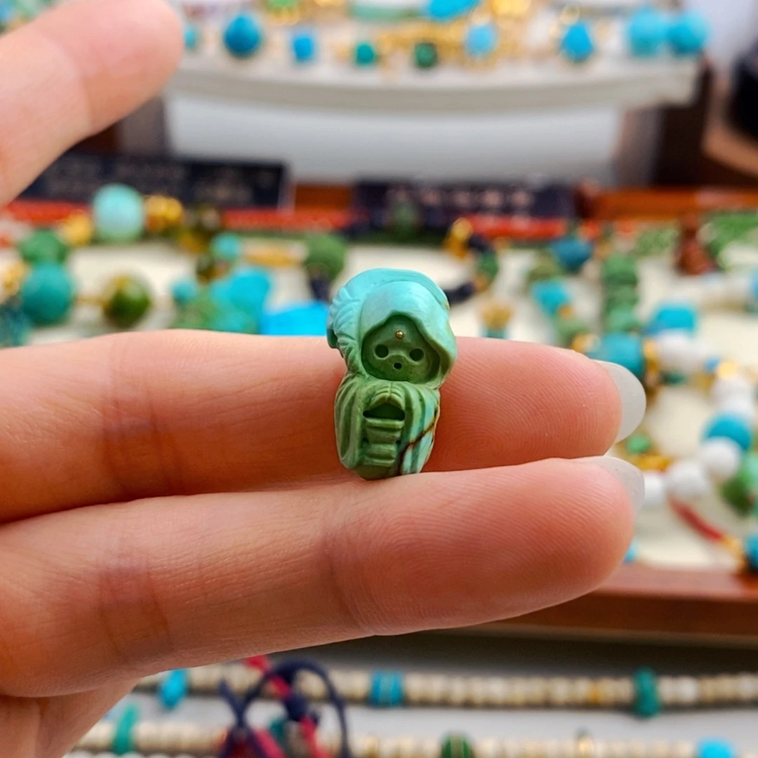 绿松石未镶嵌幻彩死神宝宝