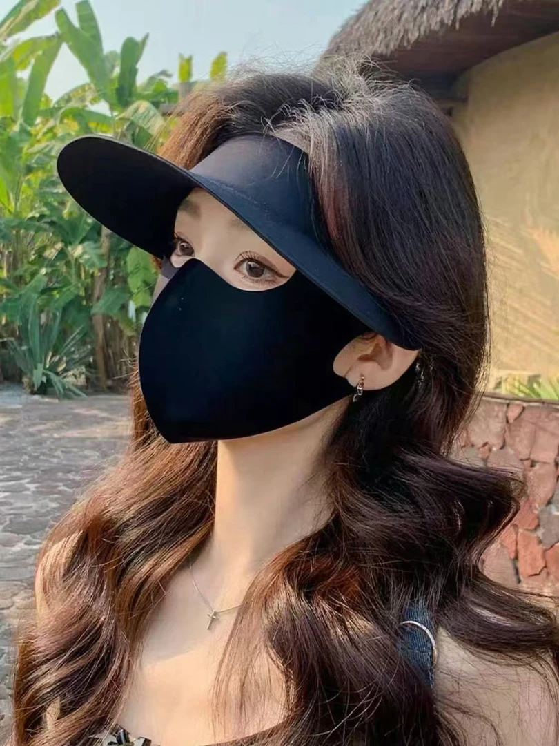 成人防尘防晒口罩纯色防紫外线