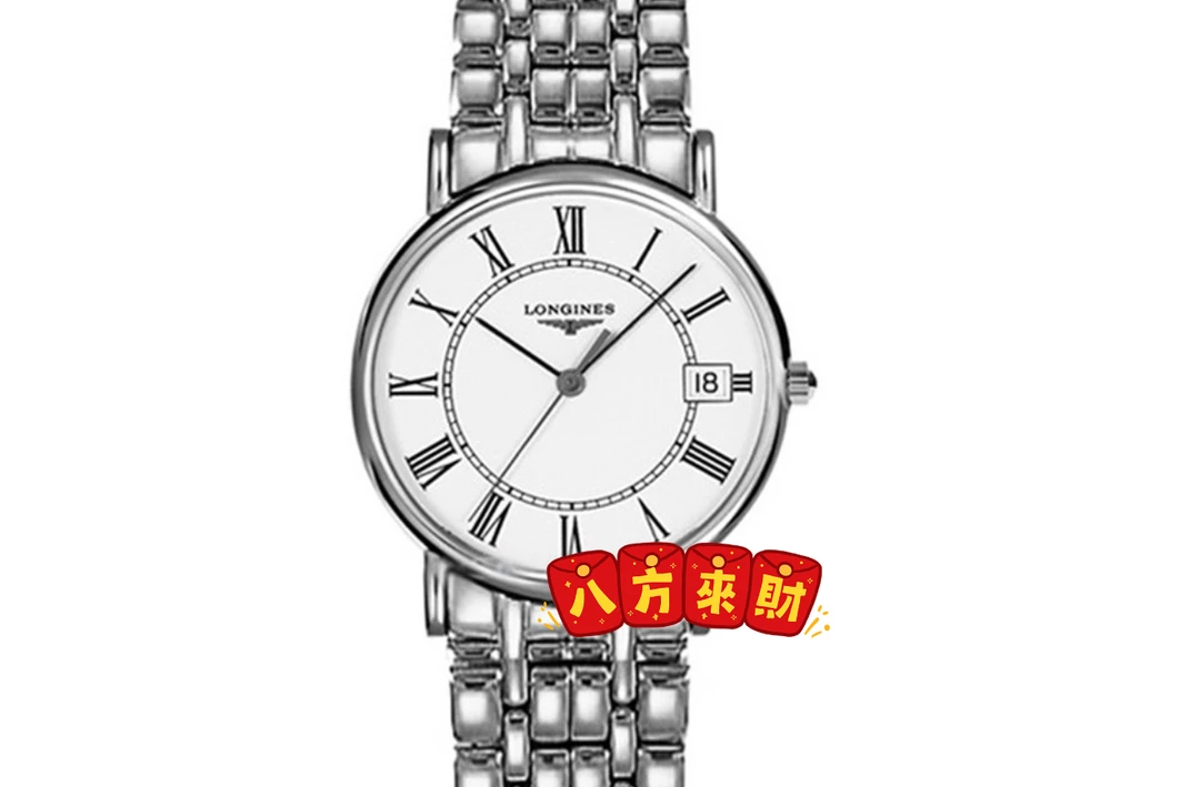 99新 Longines/浪琴 瑰丽220/罗马白盘/表径23.5/石英
