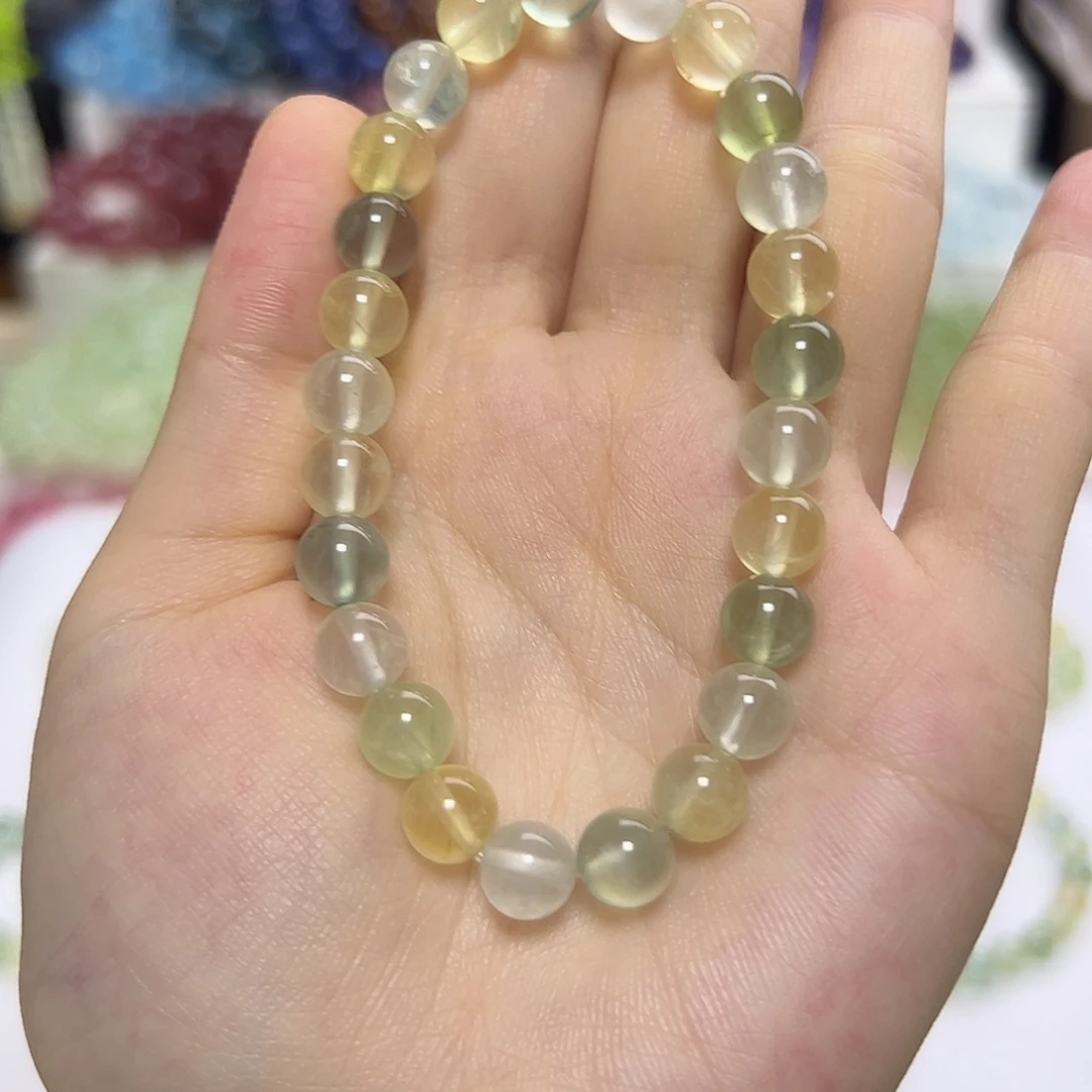 水晶手串未镶嵌M****u彩葡萄7咪拍二次合一单 不带证