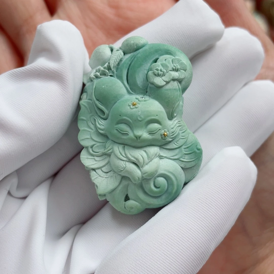 未镶嵌绿松石珠宝奇石仔*.