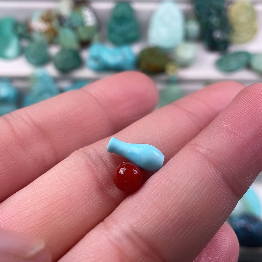 南红玛瑙未镶嵌颈饰