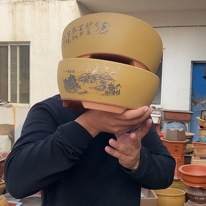 花盆紫砂宜兴紫砂