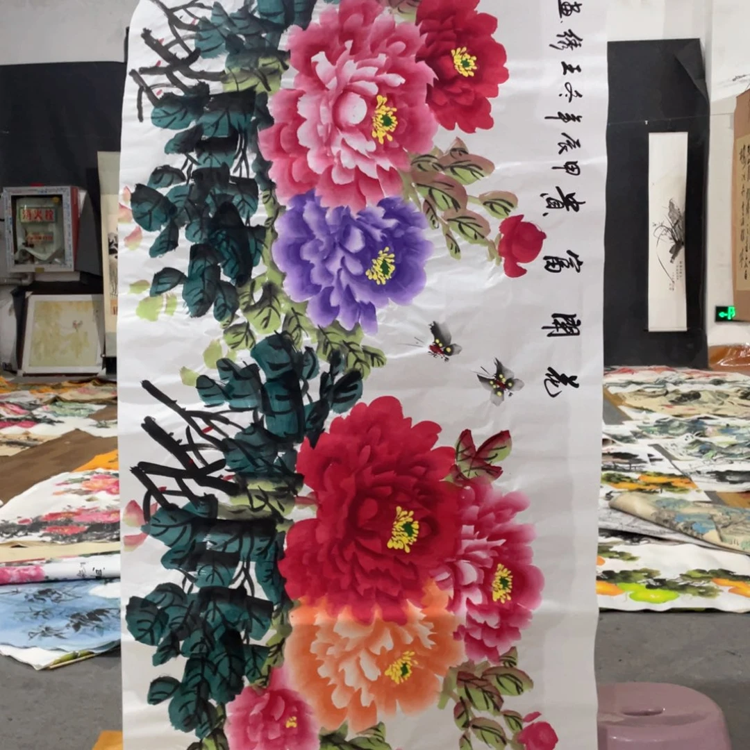 国画国画作品画心一张