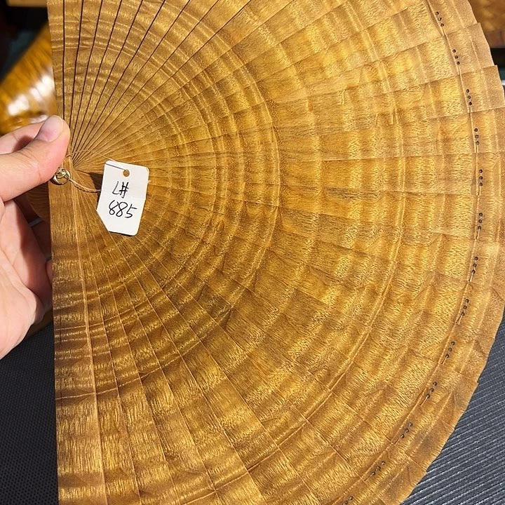 金丝楠金丝楠木折扇L885,21cm