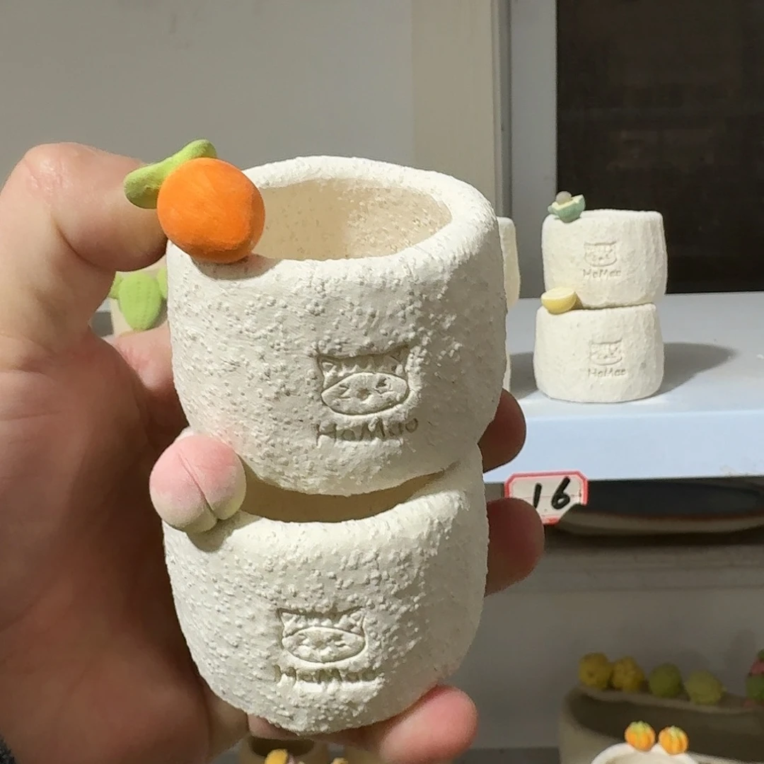 厂家直销手工花盆摆件