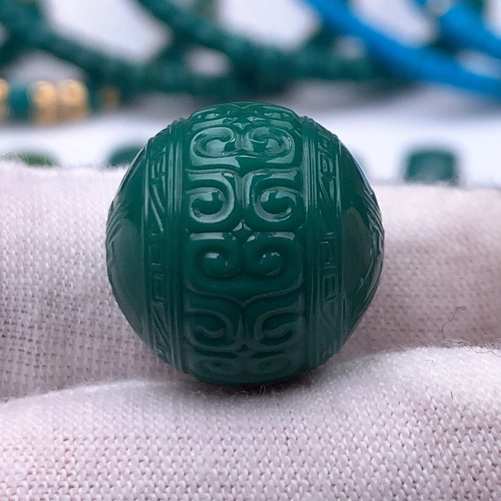 绿松石车挂未镶嵌