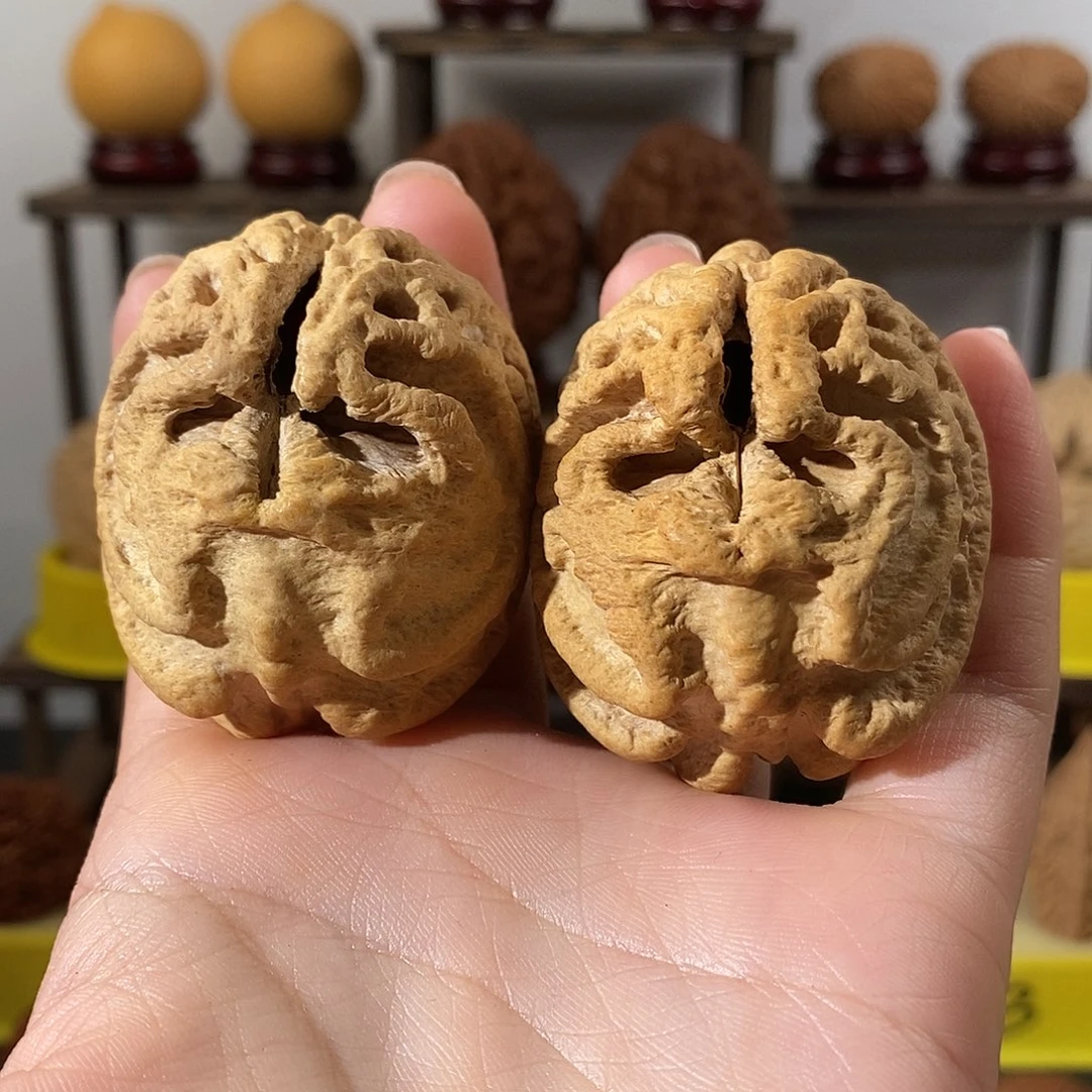 把件文玩核桃鬼脸43