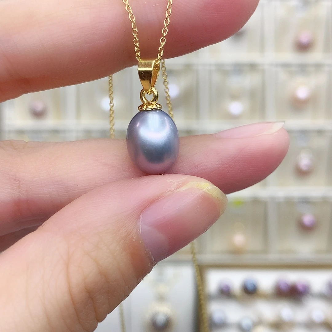 淡水珍珠吊坠(不含链)合金