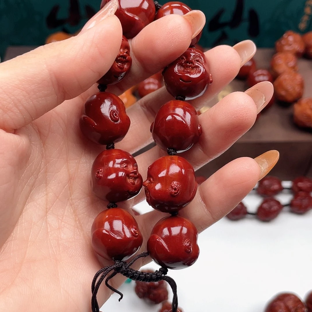 橄榄核手串蹦*跶开心手串