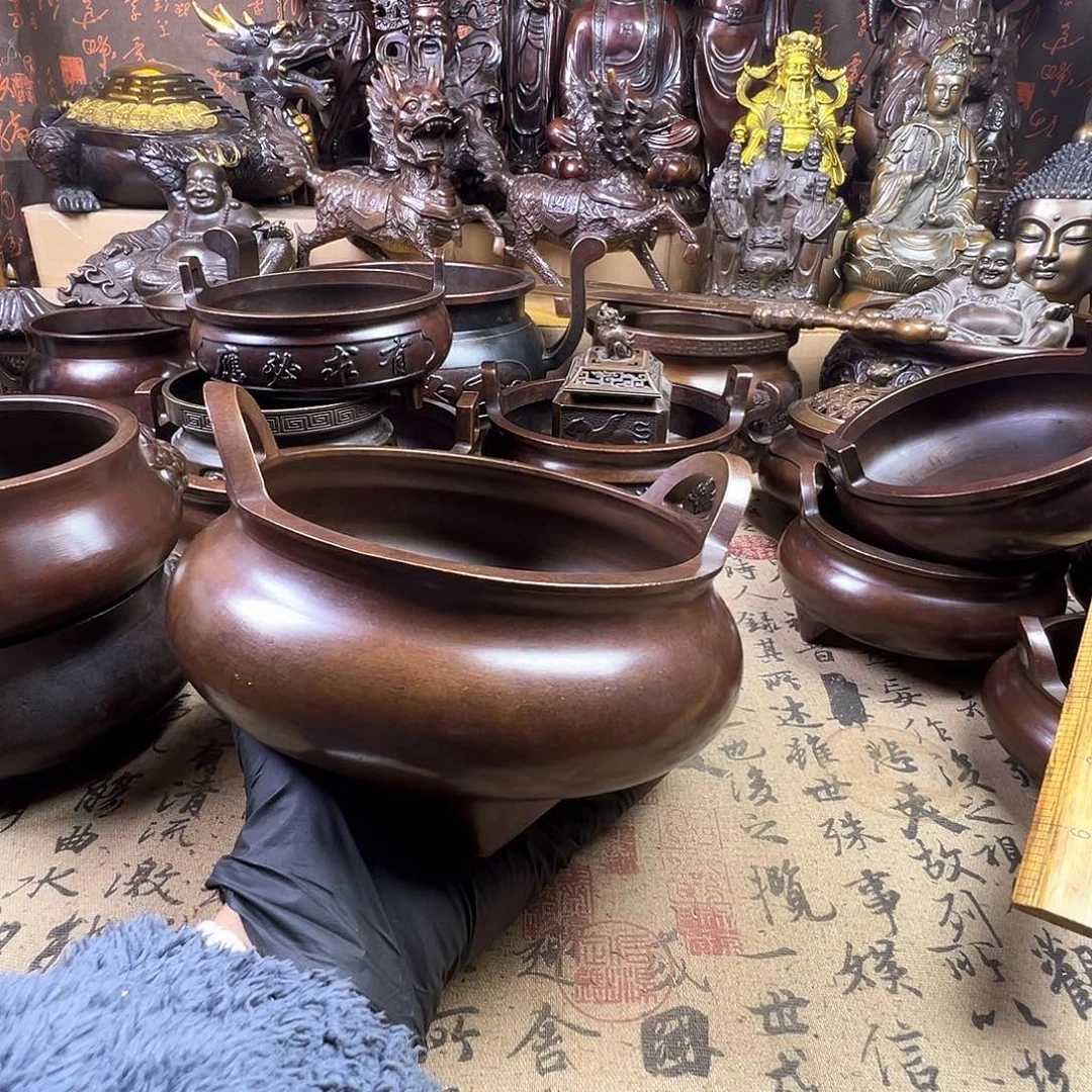 s****胜香炉 家用供香炉 风水摆件 聚宝盆 家居摆件