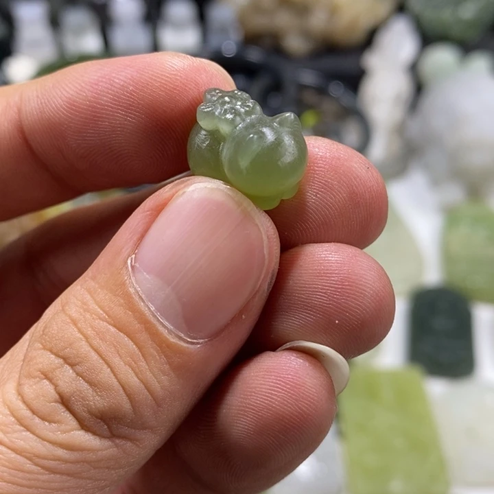 和田玉（糖玉）未镶嵌车挂