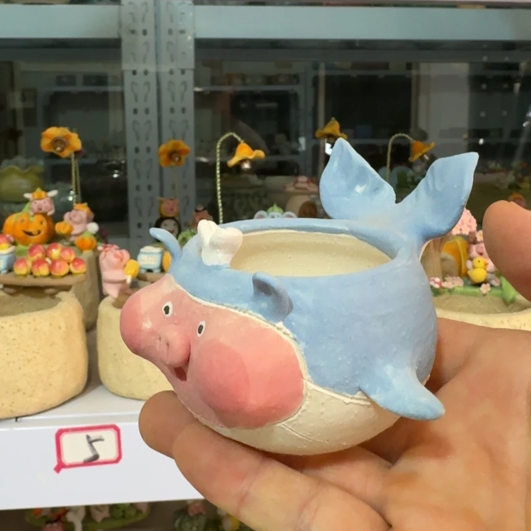 厂家直销手工花盆摆件