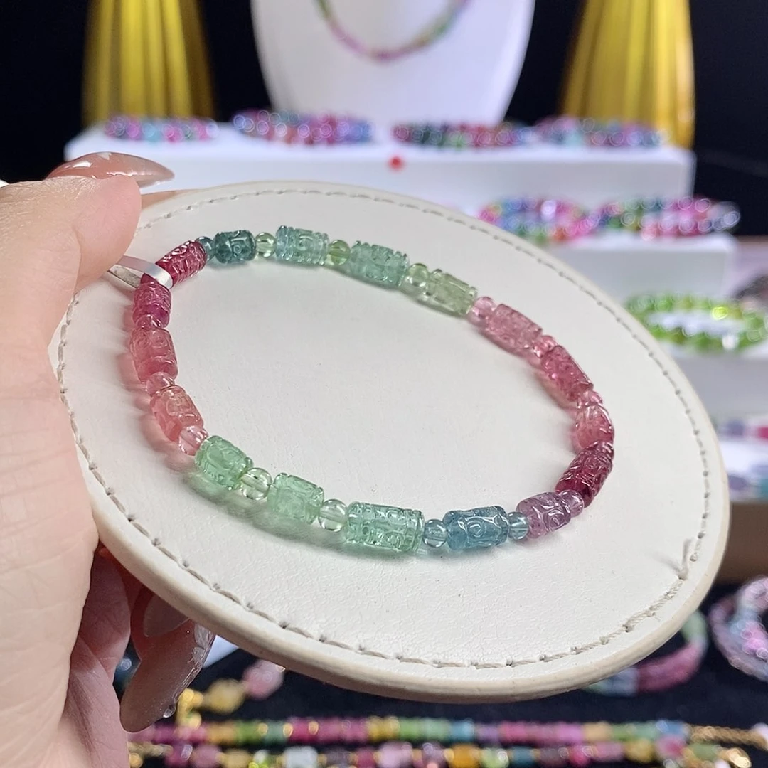 未镶嵌手链碧玺回纹